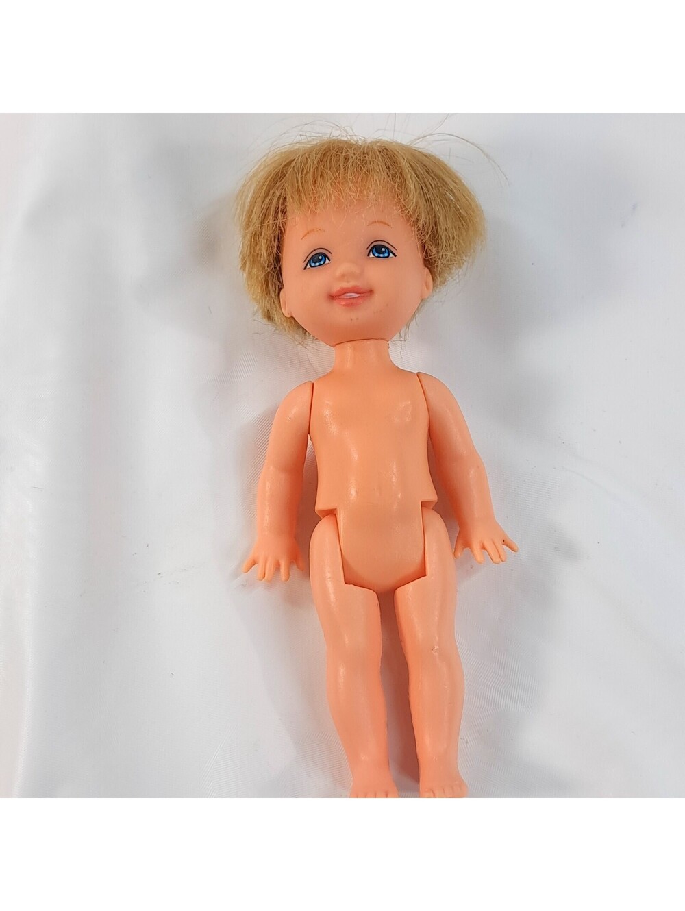 Vintage Barbie Tommy Doll long Blonde Hair & Blue Eyes boy kid 1994 Mattel Nude